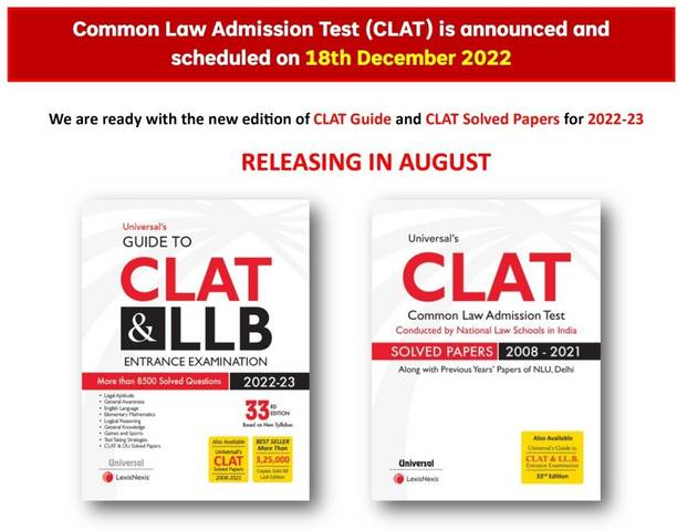 Combo CLAT & LL.B ENTRANCE EXAMINATION 2022 & CLAT SOLVED PAPERS 2010-2022 ( Edition : 2022 )