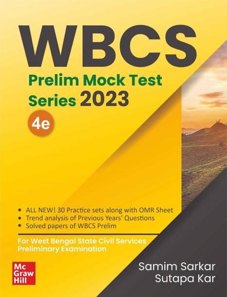 WBCS Prelim Mock Test Series (English) | 4th Edition | WBPSC | West Bengal Civil Services