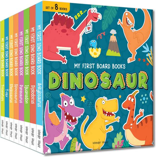 My First Board Books Dinosaur Box Set (8 Books Boxed Set)
