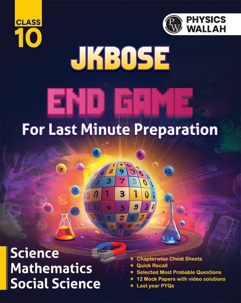 PW JKBose End Game For Class 10 Science, Maths, Social Science For 2026 Exams