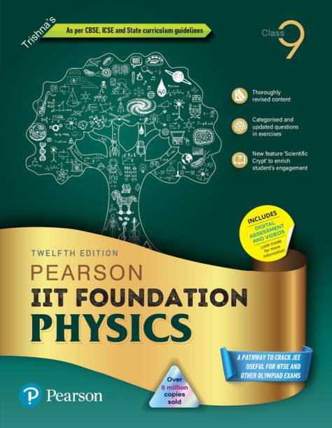 Pearson IIT Foundation'24 Physics Class 9, As Per CBSE, ICSE. For JEE | NEET | NSTE | Olympiad,Free access to elibrary, vidoes & Myinsights Self Preparation - 6th Edition By Pearson