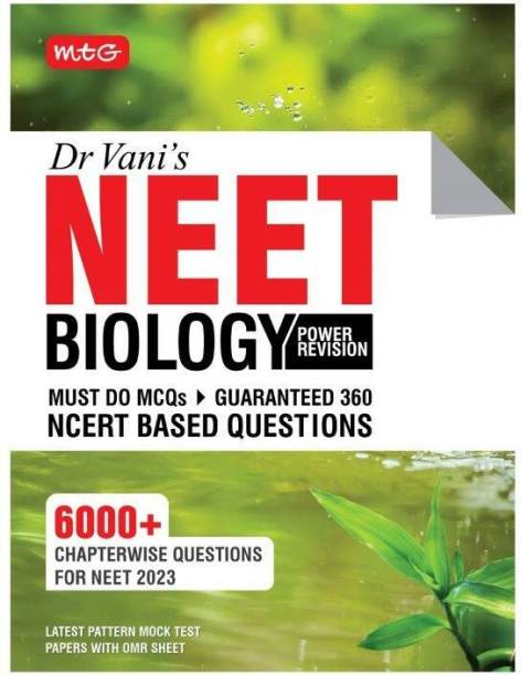 MTG NEET Biology Power Revision Book By Dr Vani - NCERT Based Questions, Mock Test Papers With OMR Sheet & 6000+ Chapterwise Questions For NEET 2023 Exam