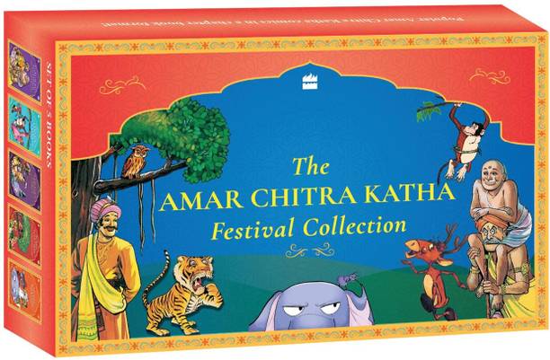 Amar Chitra Katha Festival Collection - Tin box containing 5 books