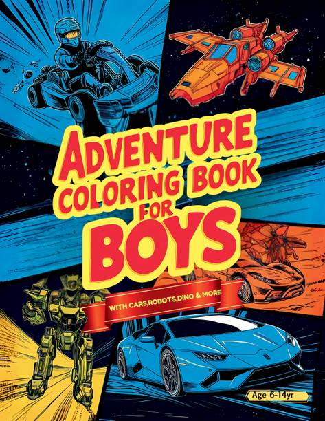 Adventure Coloring Book for Boys