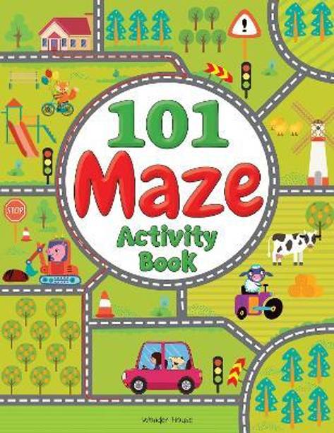 101 Maze Activity Book: Fun & Challenging Mazes for Kids Boost Critical Thinking, Problem-Solving & Motor Skills | Ages 4-8 | Over 100 Engaging Maze Challenges | 3 Hours of Screen-Free Fun | Perfect for Travel, Gifts & Learning Play  - By Miss & Chief
