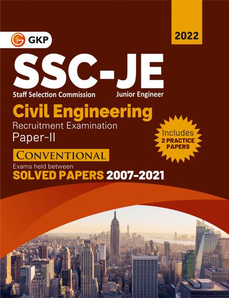 SSC Junior Engineer Paper II - Civil Engineering - Conventional Solved Papers (Exams Held between 2007-2021)