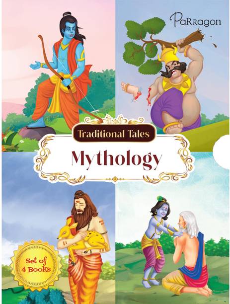 Traditional Mythological Tales | Box Set | Set of 4 books | Mythology stories for children | Ramayana for children | Traditional Tales