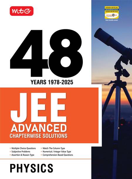 MTG 48 Years JEE Advanced (2025-1978) Chapter-wise Previous Years Solved Question Papers Physics Book | JEE Advanced PYQ Question Bank For 2026 Exam