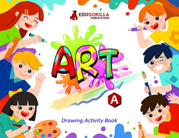 Pre-Primary Art (A) Book for Kids | Practice Exercise & Colourful Illustrations for Children