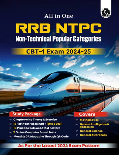 PW All-in-One RRB NTPC 2024-25 CBT-1: Theory, Tricks, PYQs & Practice Sets (Eng)  - All in One Rrb Ntpc 2024-2025