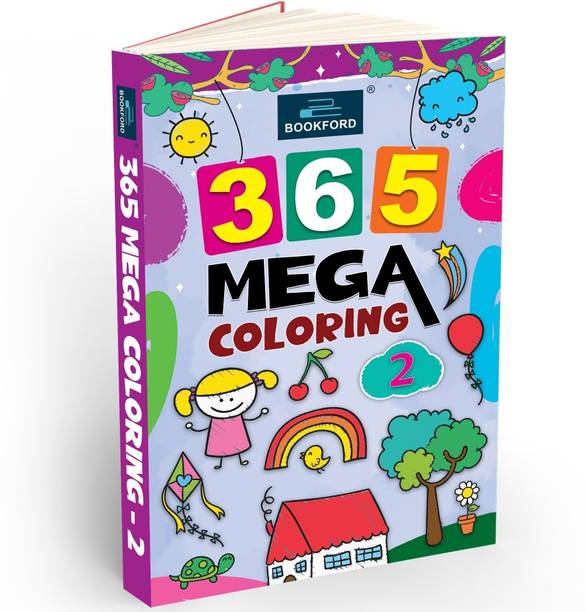 365 Mega Coloring 2  - Drawing book for kids