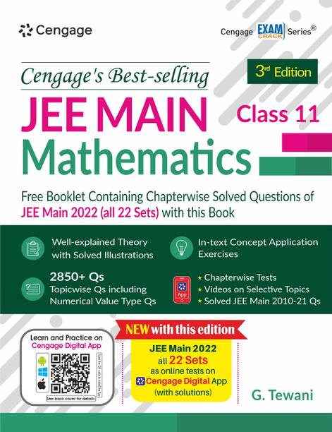 JEE Main Mathematics: Class 11 (Book + Booklet) with Free Online Assessments and Digital Content 2023