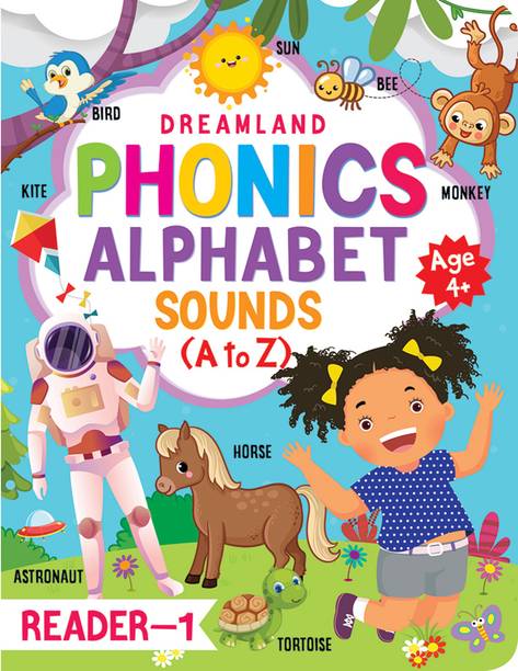 Phonics Reader  - Book For Children- Alphabet Sounds, Alphabet, Vowels, Consonants, Blends, Compound Words, Homophones, Homonyms - Phonic Activity Book