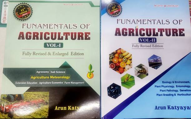Fundamentals of Agriculture Vol-1 + Vol-2 ( Combo )