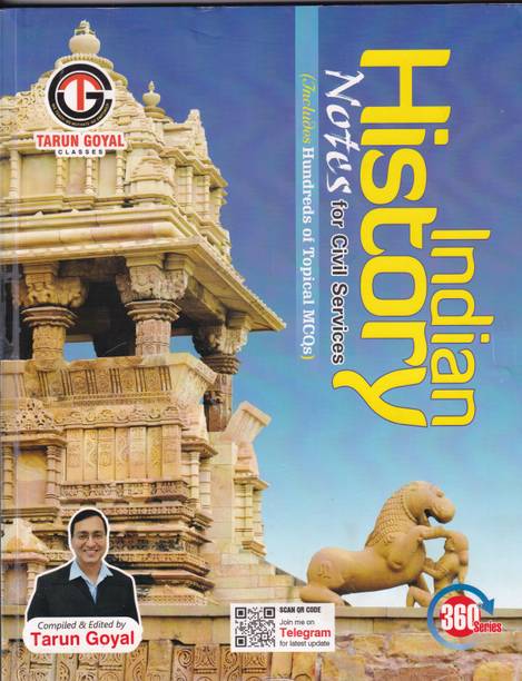 Indian History Notes for Civil Services (Includes Hundreds of Topical MCQs) Examination 2023-2024