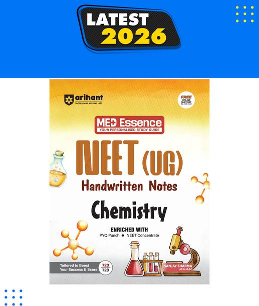Arihant NEET (UG) Chemistry Handwritten Notes For Exam 2026-2027 | Complete NEET Concentrate with PYQ Punch, MCQ Punch First and Only NEET Targeted Handwritten Notes
