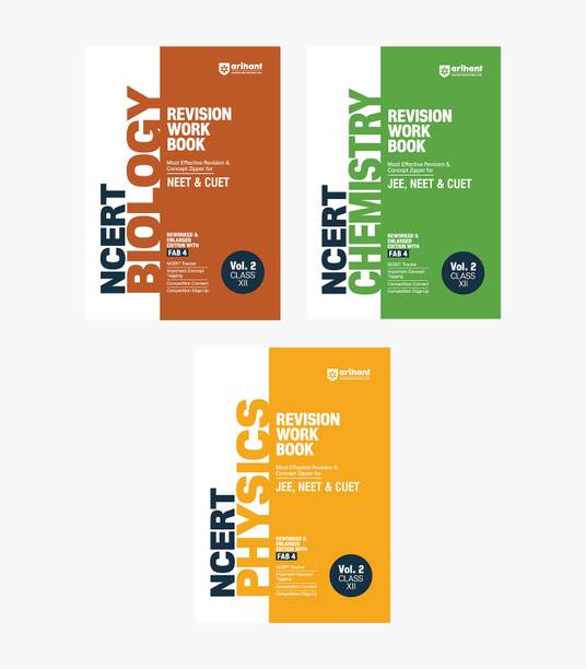 Arihant NCERT Revision Workbook for NEET & CUET | Physics, Chemistry, Biology Vol. 2 Class XII