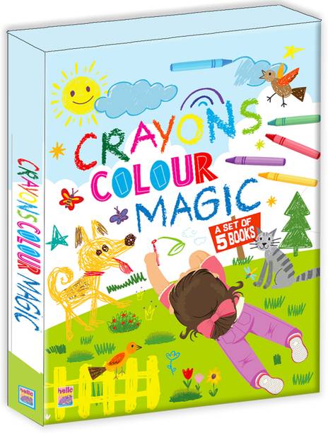 My First 5-in-1 Early Learning Magic Coloring Activity Books ?with Crayons for Kids, Children and Toddlers (Ages 2+) - Pack of 5