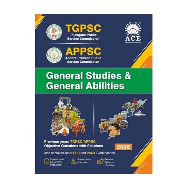 TGPSC | APPSC AEE General Studies & General Abilities Previous Years TGPSC/ APPSC Objective Questions with Solutions (2015-2026)