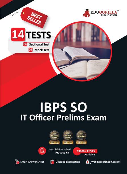 IBPS SO IT Officer (Scale I) Prelims Exam  - 1500+ Solved Questions (8 Mock Tests + 6 Sectional Tests)