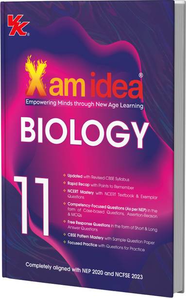 Xam idea Class 11 Biology (2025-26) | Latest CBSE Syllabus| NEP 2020 & NCFSE 2023 Aligned | With Competency-Focused & Free Response Qs | Self-Assessment Tests