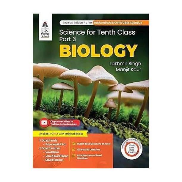Lakhmir Singh Science Class 10 Part-3 Biology - Lakhmir Singh, Manjit Kaur - CBSE - Examination 2025-26