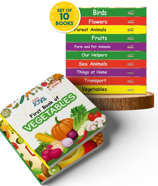 Disha Premium Gift Box Set for 1 - 5 Year Kids/ Children - Early Joys - My First Bundle of Joy 2 - MY WORLD | Learn, Recall, Relate | 10 Board, 2 Activity Books & 2 Charts in a Utility Box | Mini Library