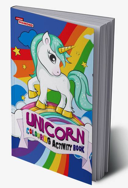 Unicorn Colouring Activity Book