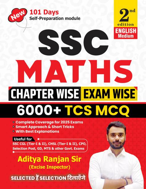 Aditya Ranjan | SSC MATHS 6000+ TCS MCQs Chapter wise Aditya Ranjan Sir I English Medium I Detailed explanations & Short tricks I - SSC MATHS 5000+ TCS MCQs Chapter wise Aditya Ranjan Sir I English Medium I Detailed explanations & Short tricks