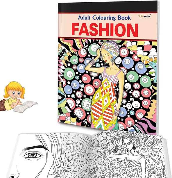 Fashion - Adult Colouring Book : Creative and Relaxing Colouring Experience for Adults and Kids, Designs for Mindfulness, Creative coloring book