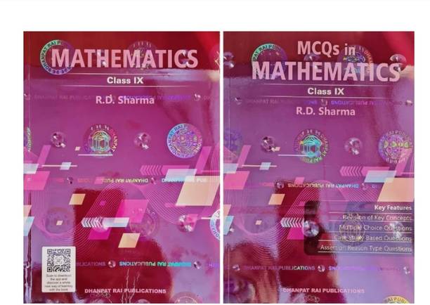Mathematics For Class 9 with MCQs (Set of 2 Books) - CBSE - Examination - 2025-26