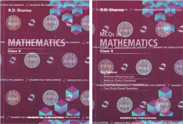 Mathematics for Class 10 with MCQs - R.D. Sharma - CBSE - Examination 2024-25  - by R.D. Sharma (2024-25 Examination) with 2 Disc