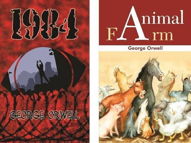 1984, Animal Farm - Novels (A Set of 2 Books)  - 1984, Animal Farm - Novels (A Set of 2 Books)