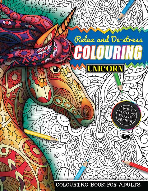 Colouring Unicorn (Colouring book For Adults)