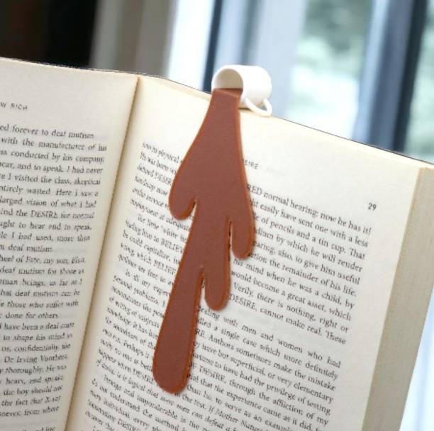 Hobi Spilled Coffee Mug Bookmark Plastic Bookmark