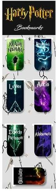 Zesta 3D Cute Harry Potter Spell Design Magnetic Book mark Gifts for Book Lovers Book Marks for Book Lovers | Bookmarks Aesthetic for Books Bookmark