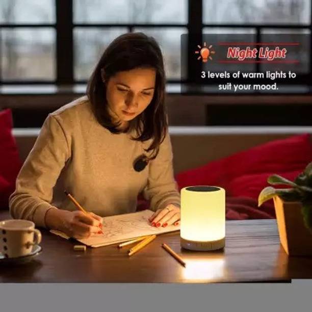 dilgona Latest Color Changing Bedside Lamp Portable Light Speakers Night Light Speaker Boom Box