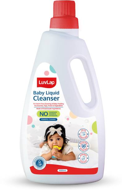 LuvLap Baby Liquid Cleanser 1000ml, For cleaning feeding bottle, cutlery