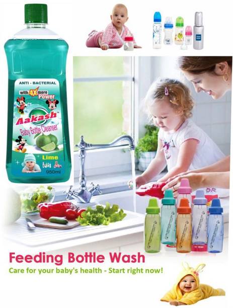 DOCTORGENTLE Lemon Baby Liquid Cleanser 1000ml, Anti-Bacterial Cleanser for Bottles