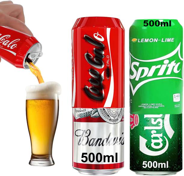 Avedia Beer Can Cover 500ml Bear Can Silicone Sleeve for Hiding Drinks Secret Tin Cover