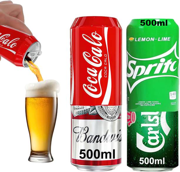brainle Silicone Beer Can Cover 500ml, Bear Can Cover Sleeve for Hiding Your Cold Drinks