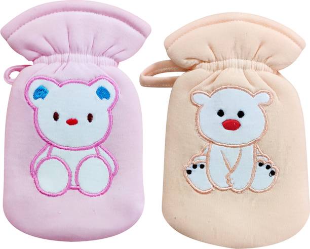 Lala Maneet Soft hosiery baby feeding bottle cover|Easy-to-hold|Suitable for 60-125 ML