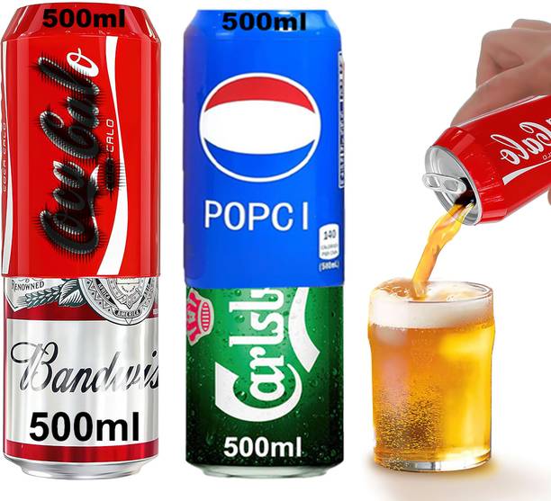 Avedia Beer Can Cover 500ml Bear Can Silicone Sleeve for Hiding Drinks Secret Tin Cover