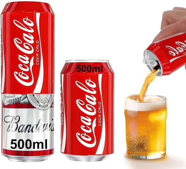 RUTANJAL Beer Can Cover 500ml - Bear Can Cover Silicone Sleeve for Hiding Drinks 1pcs