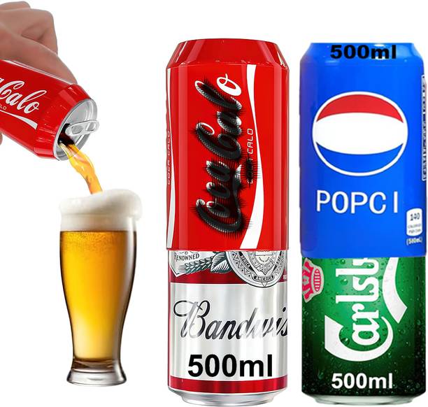 Pivdo Beer Can Cover 500ml, Bear Can Cover, Silicone for Hiding Soda and Cold Drinks