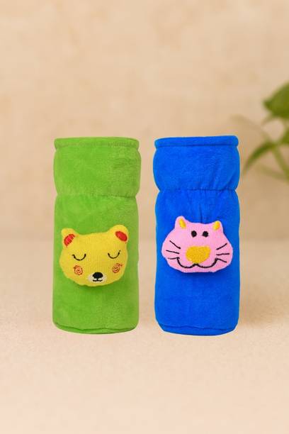 MW PRINTS Soft Hosiery Baby Feeding Bottle Cover – Easy to Grip, Suitable for 60-125 ML