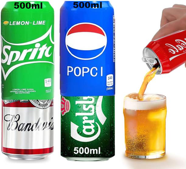 Avedia Beer Can Cover 500ml Bear Can Silicone Sleeve for Hiding Drinks Secret Tin Cover