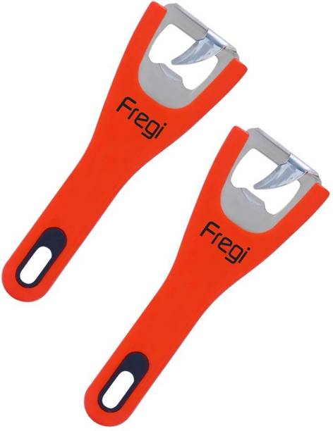 fregi 2 in 1 Bottle Opener cum cutter, Sharp Bottle Opener | Handy Tin Cutter Bar Accessories for Home Unique Gadgets Bottle Opener