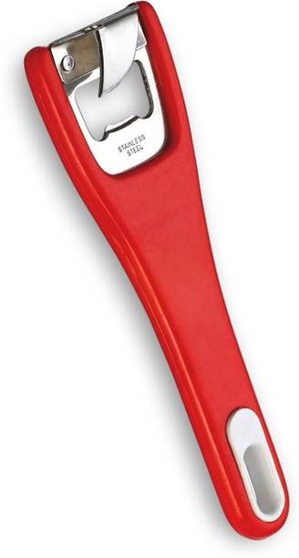 Kitchen Expert Bottle & Can Opener , Tin Cutter & Drink Opener with Anti-Slip Grip Bottle Opener