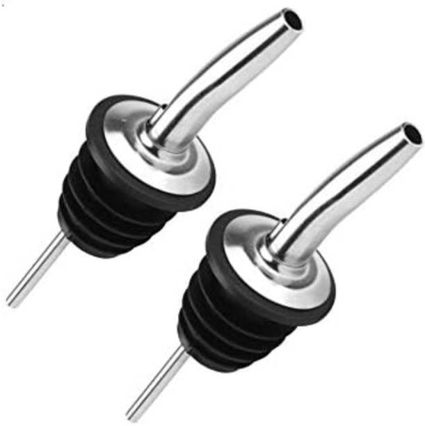BLUBEL Stainless Steel Pourer – For Kitchen, Bar Use, Reusable, Leakproof Stainless Steel Bottle Stopper